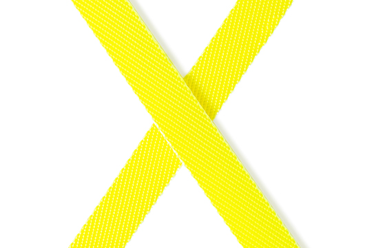 荧光黄色的带子